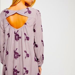 Free People Austin Embroidered Mini Dress